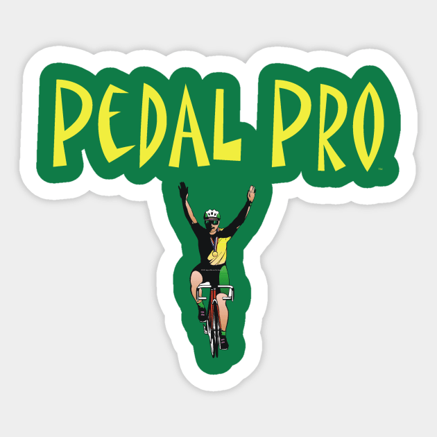 Cycling Pro Sticker by teepossible